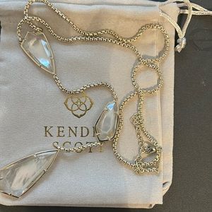 Kendra Scott 3 stone drop necklace